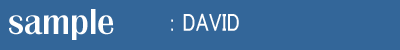 DAVID