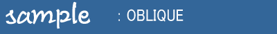 OBLIQUE