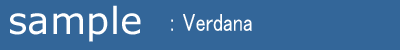 Verdana